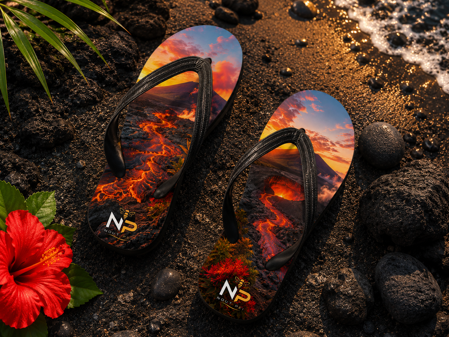 Tongs Nout Péi – Édition Piton de la Fournaise