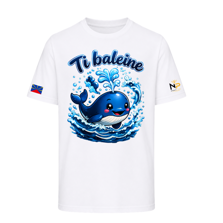 T-shirt enfant Ti baleine