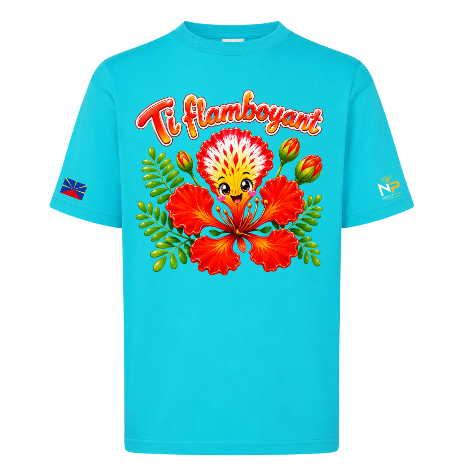 T-shirt enfant Ti flamboyant