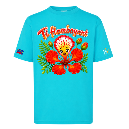 T-shirt enfant Ti flamboyant