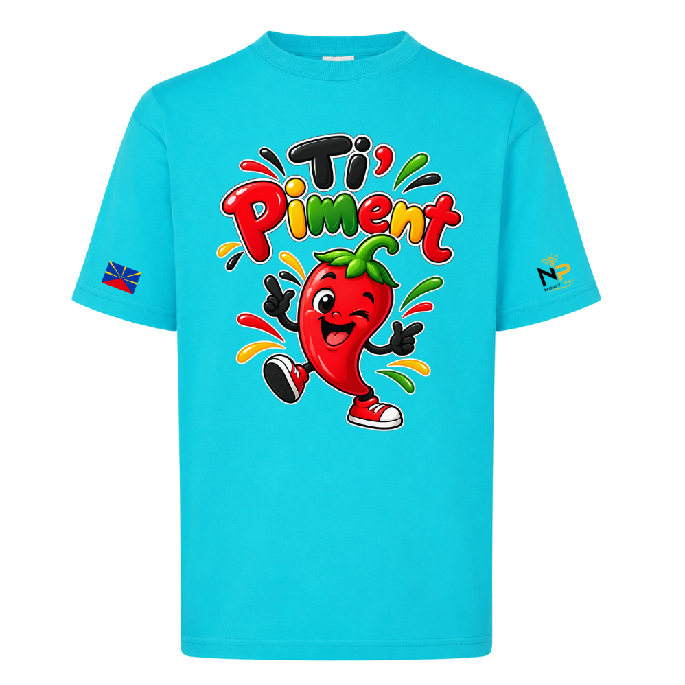 T-shirt Enfant Ti’ Piment – Nout Péi 🌶️