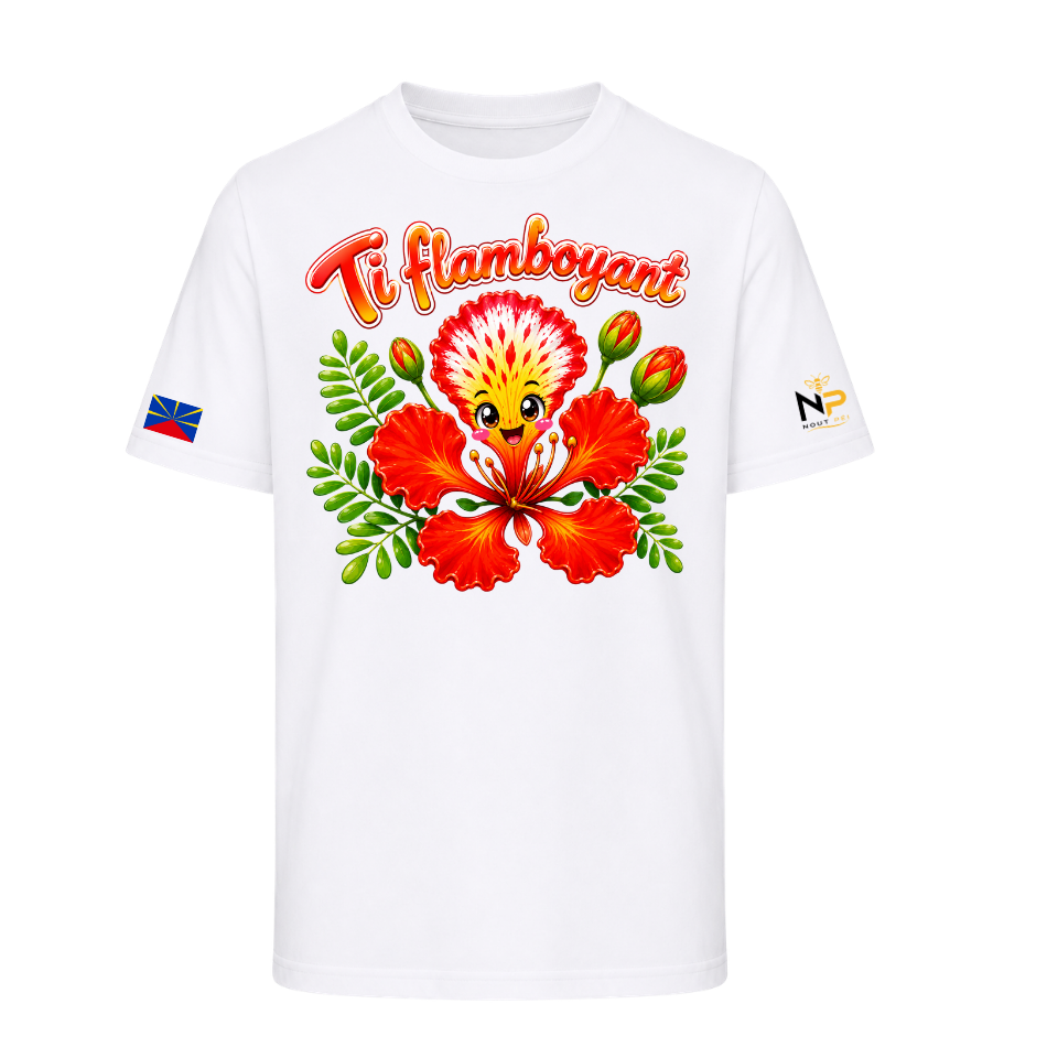 T-shirt enfant Ti flamboyant