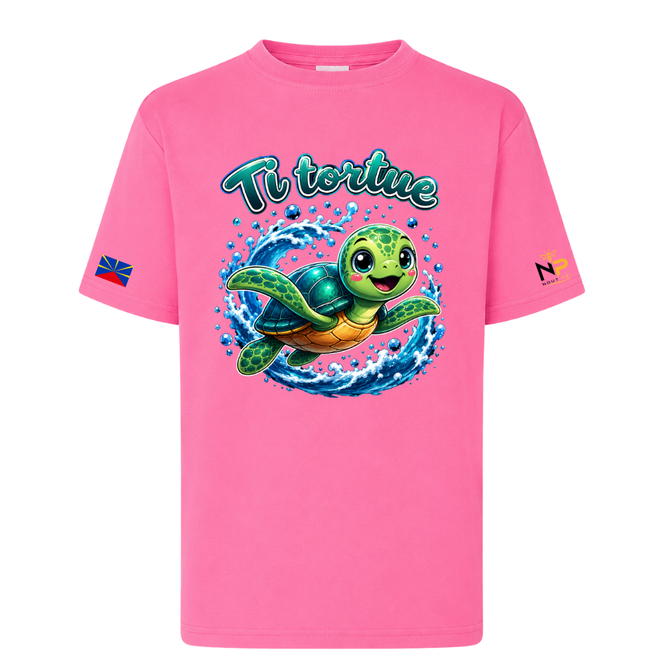 T-shirt enfant Ti tortue