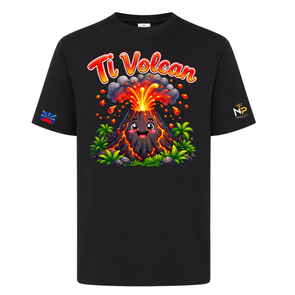 T-shirt enfant Ti volcan