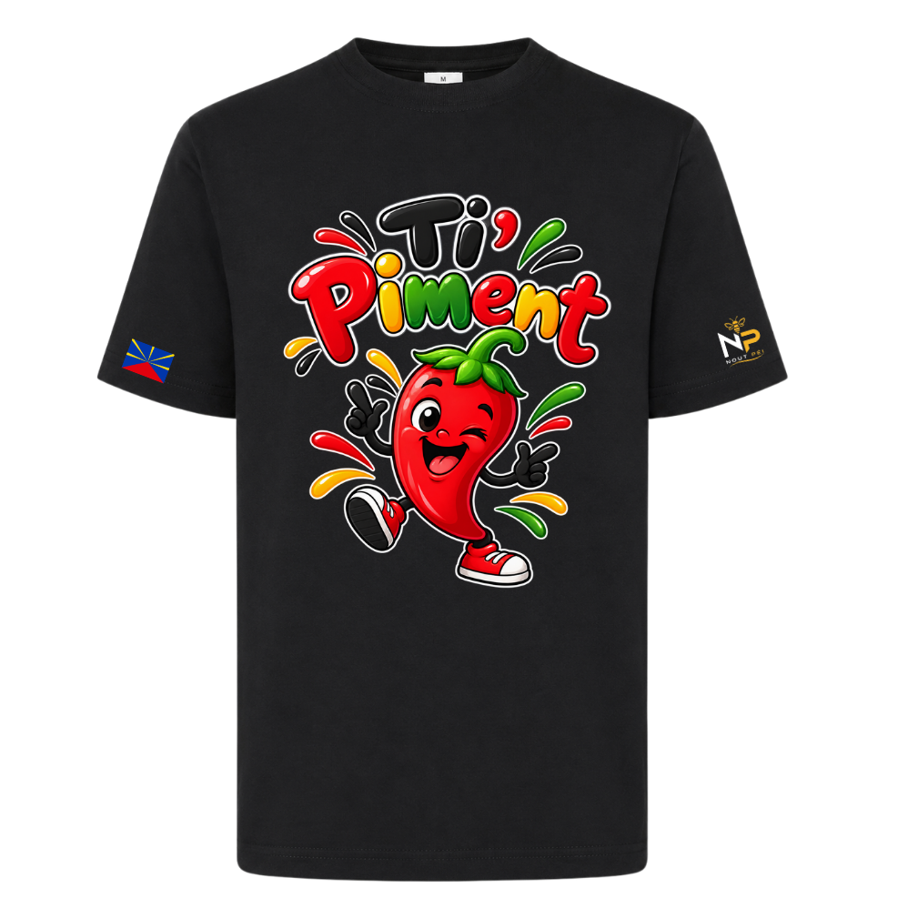 T-shirt Enfant Ti’ Piment – Nout Péi 🌶️