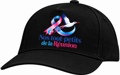 Casquette noire  – Nos tout-petits de La Réunion