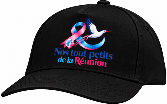 Casquette noire  – Nos tout-petits de La Réunion