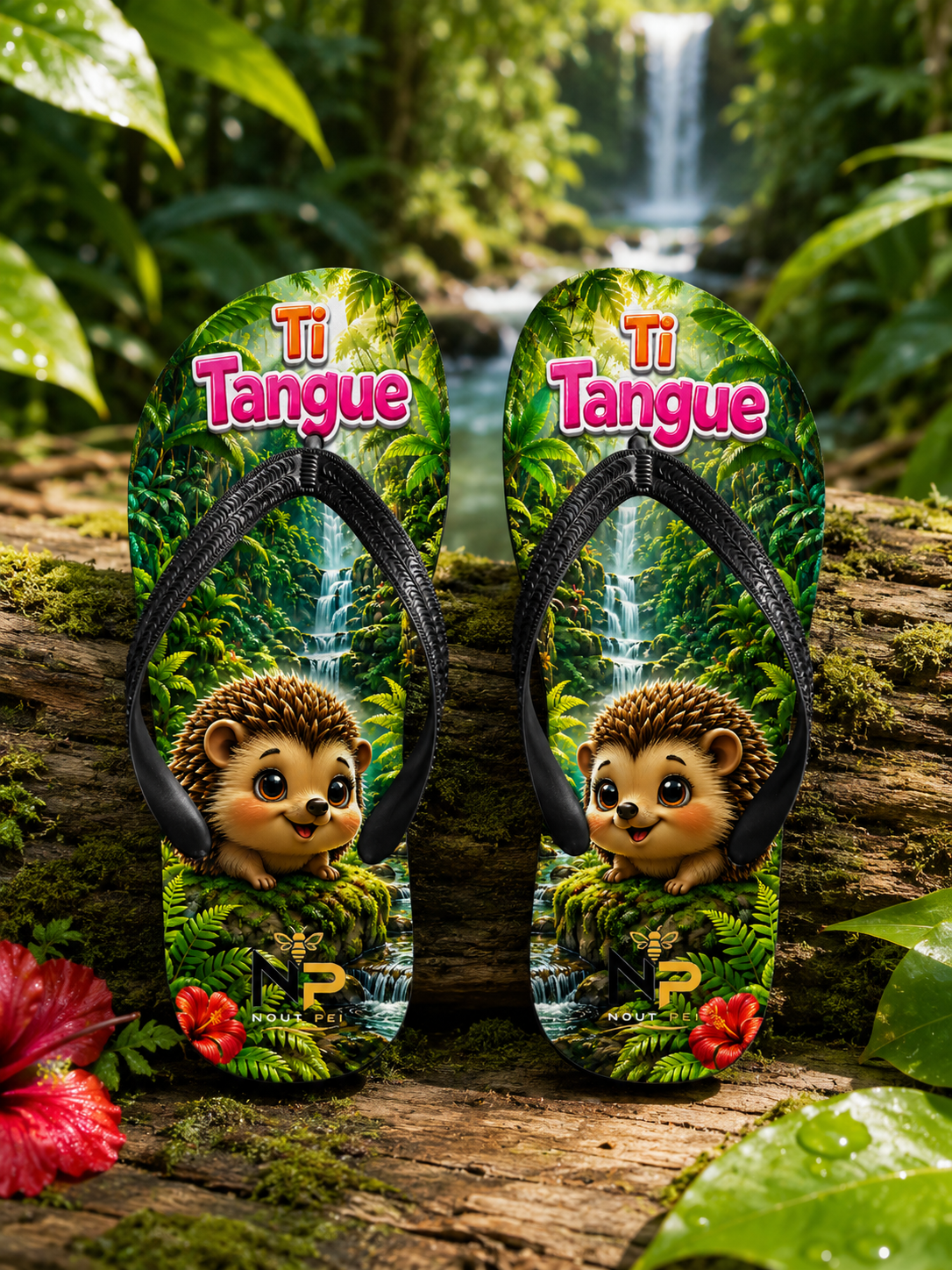 Tongs Enfant Nout Péi Kids – Édition Ti Tangue