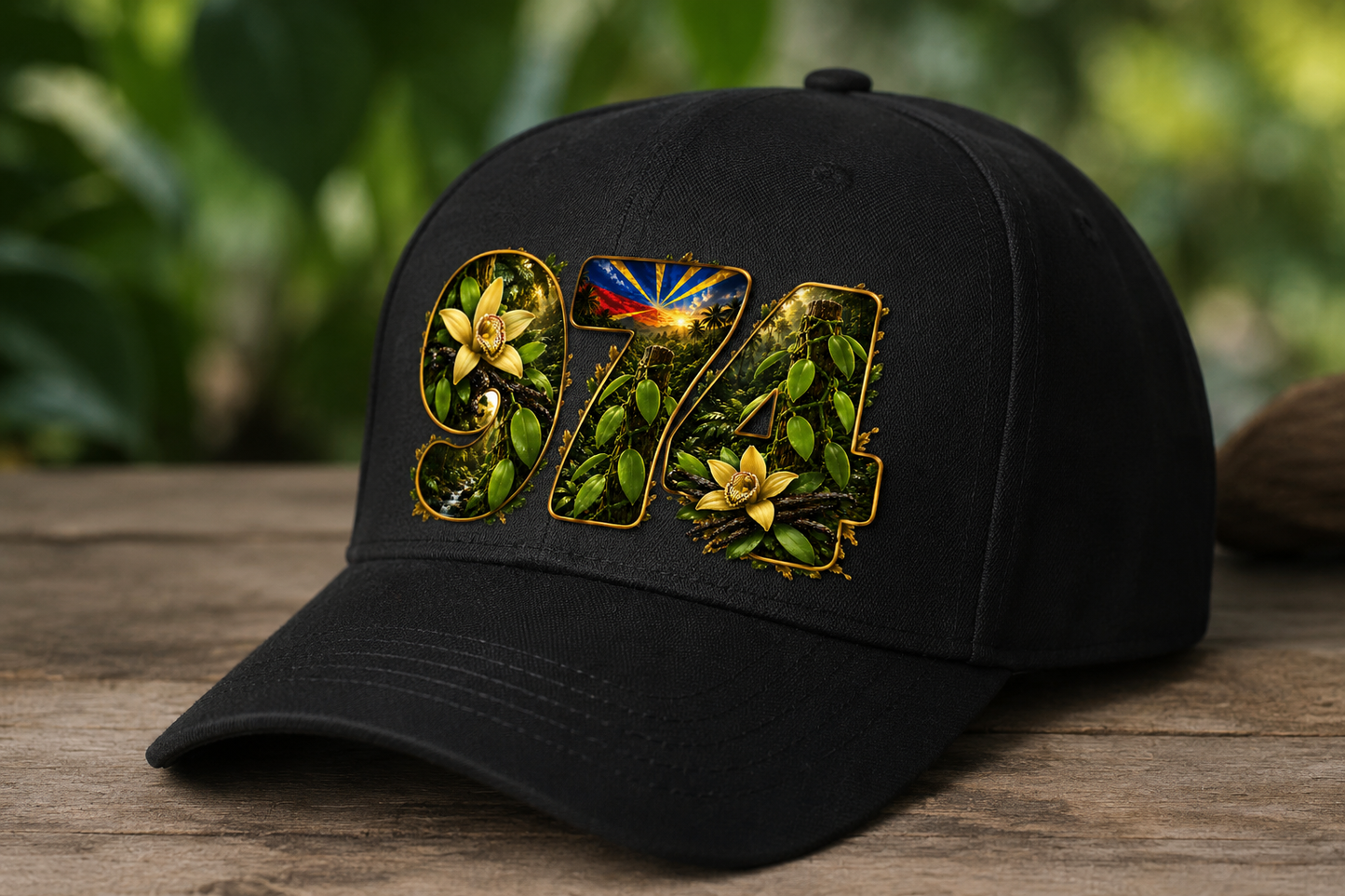 Casquette Nout Péi – Collection Vanille de Bourbon