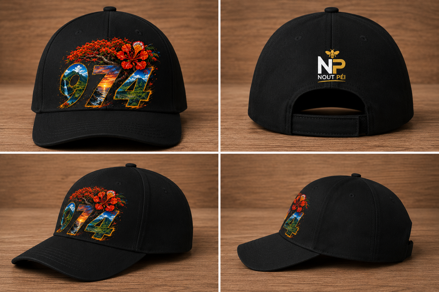 Casquette Nout Péi – Collection Flamboyant