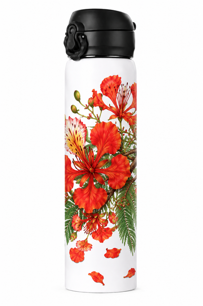 Gourde Isotherme en Acier Inoxydable 500 ml – Édition Flamboyant | Nout Péi