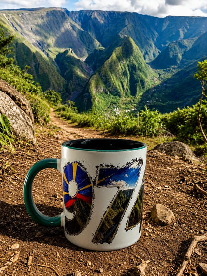 Mug Grand Bassin 974 – Collection Nout Péi