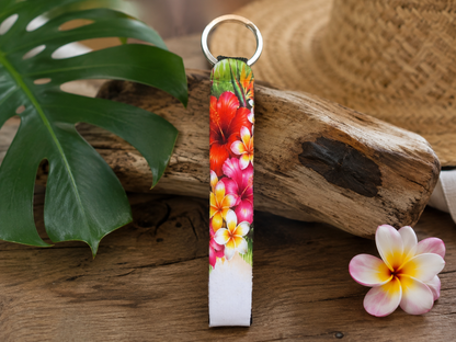 Porte-clés Tropical Nout Péi – Édition Île de la Réunion – 14,5 x 2,5 cm