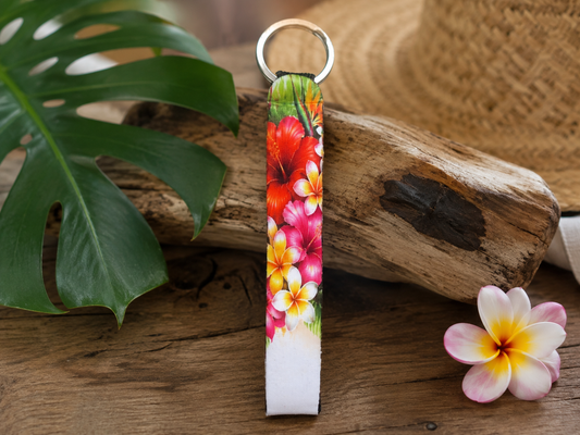 Porte-clés Tropical Nout Péi – Édition Île de la Réunion – 14,5 x 2,5 cm