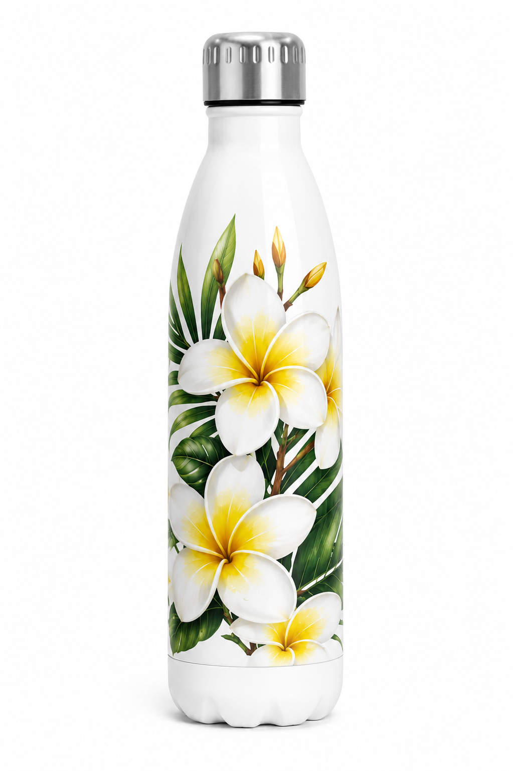 Gourde Isotherme 500 ml – Frangipanier blanc
