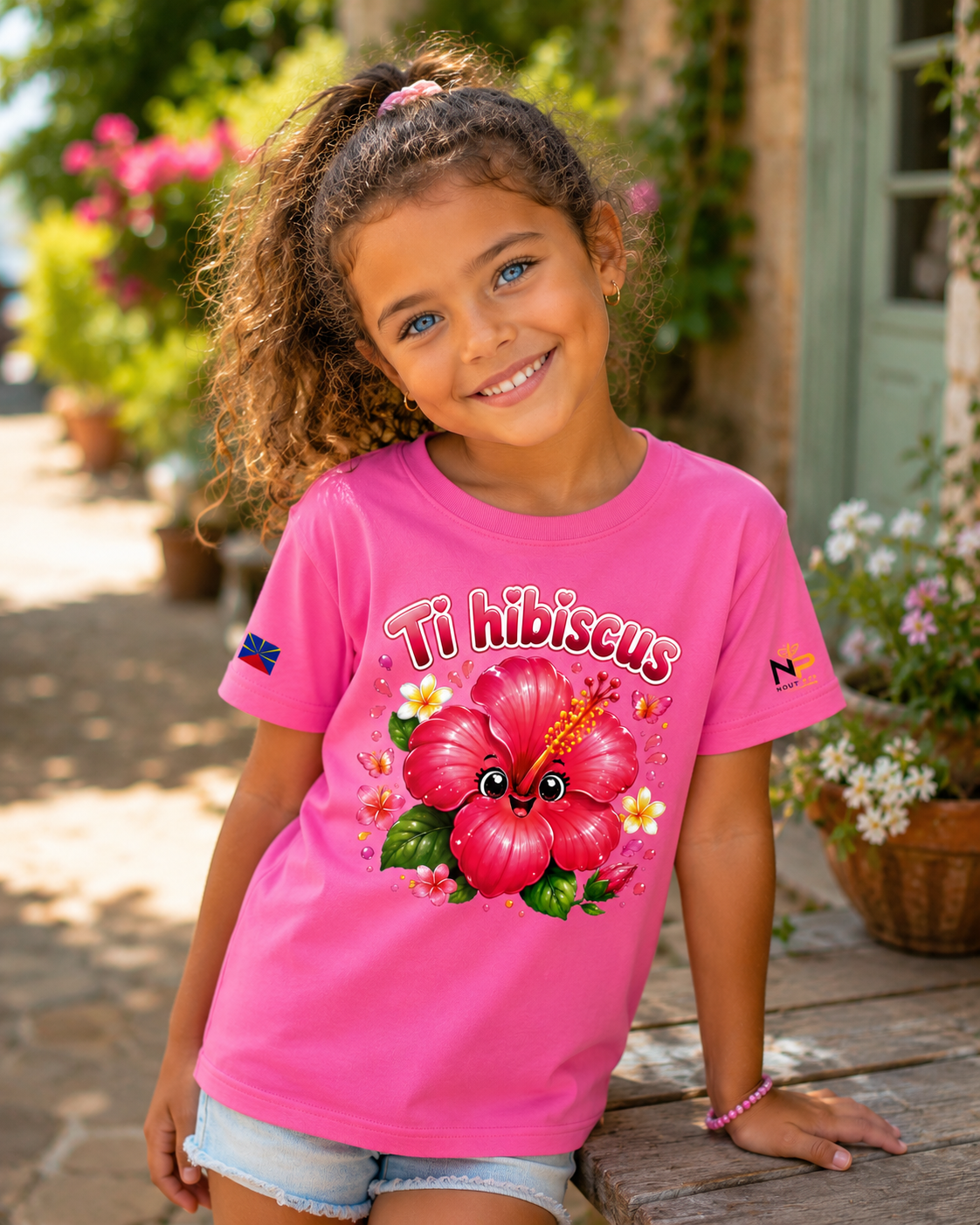 T-shirt enfant Ti hibiscus