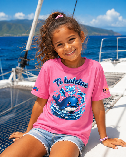 T-shirt enfant Ti baleine