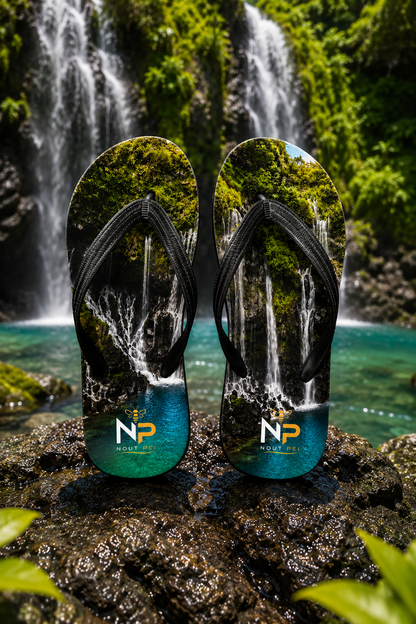 Tongs Nout Péi – Édition Cascade Grand Galet