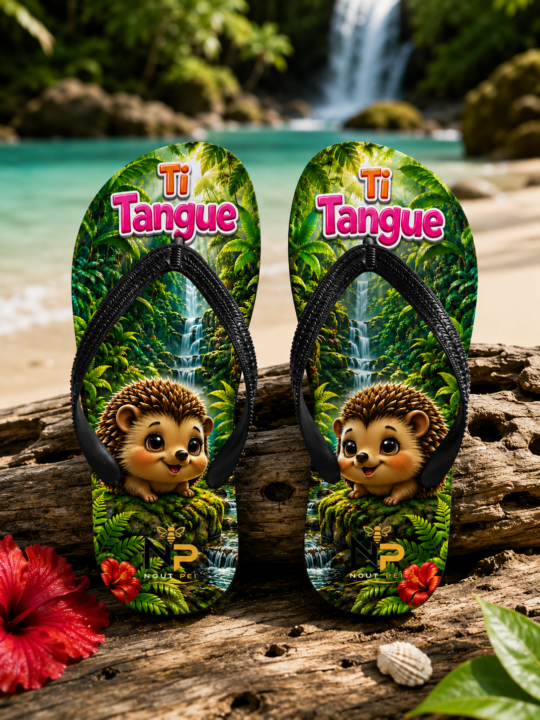 Tongs Enfant Nout Péi Kids – Édition Ti Tangue