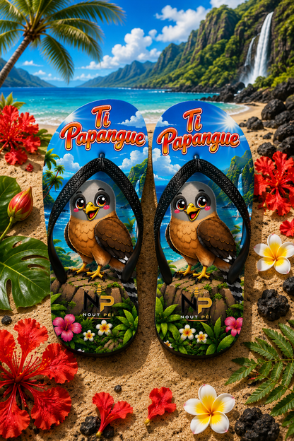 Tongs Enfant Nout Péi Kids – Édition Ti Papangue