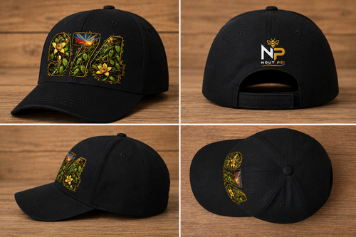 Casquette Nout Péi – Collection Vanille de Bourbon