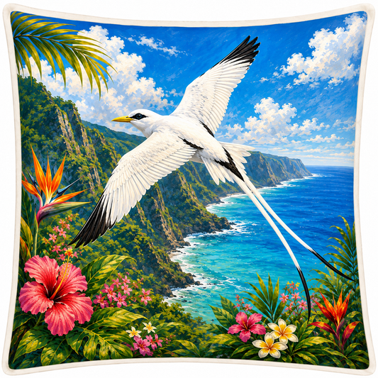 Oreiller paille en queue – 40x40 cm | Nout Pei