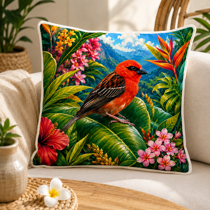 Oreiller zoizo cardinal – 40x40 cm | Nout Pei