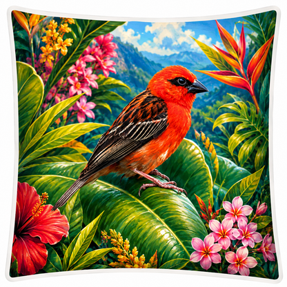 Oreiller zoizo cardinal – 40x40 cm | Nout Pei