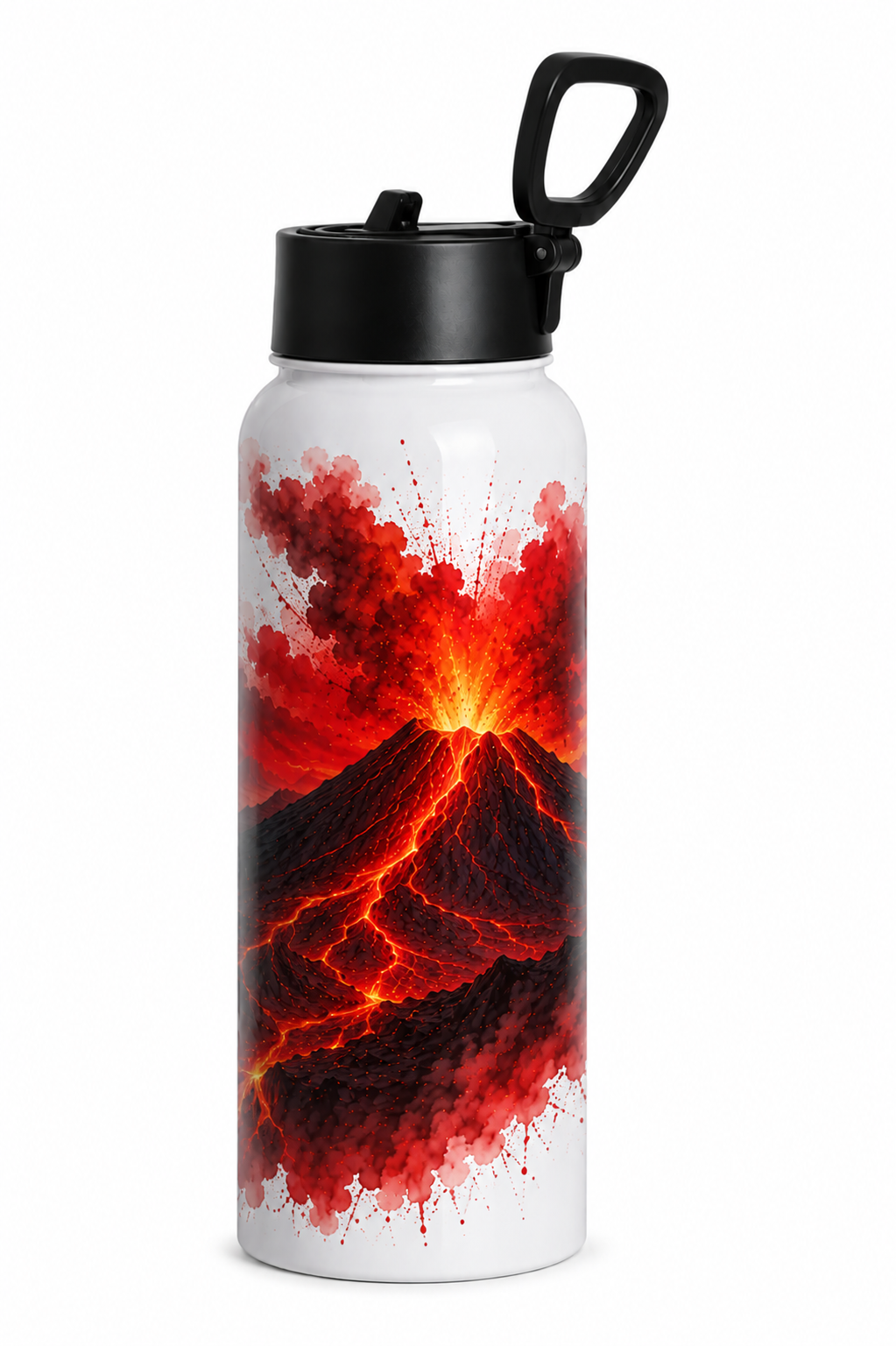 Thermos Isotherme 750 ml en Inox 304 – Édition Volcan | Nout Péi