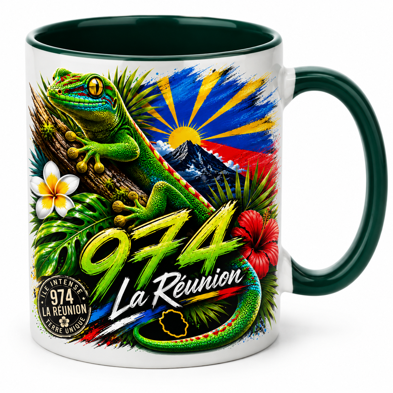 Mug Édition Gecko – Collection Nout Péi
