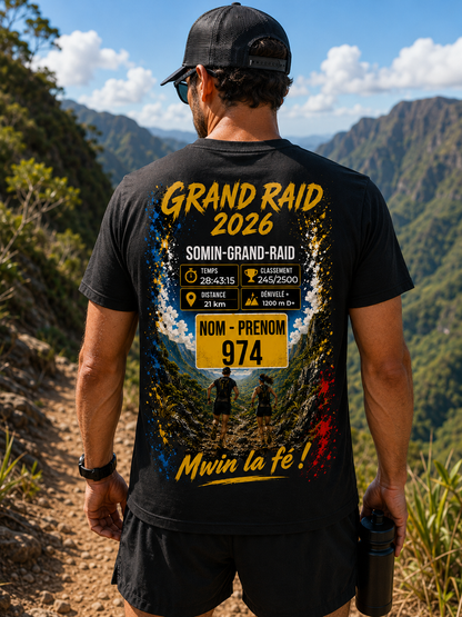 T-shirt Premium Personnalisé  Somin Grand Raid  | Édition Grand Raid