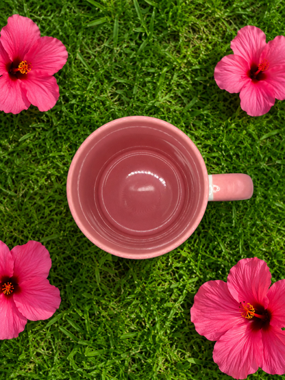 Mug Édition Hibiscus rose – Collection Nout Péi