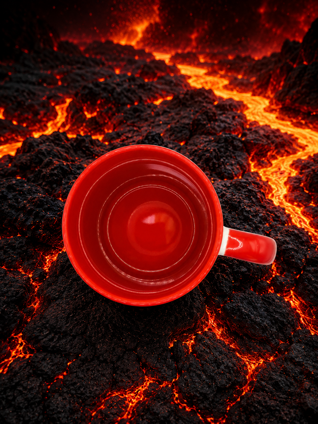 Mug Édition Piton de la Fournaise – Collection Nout Péi