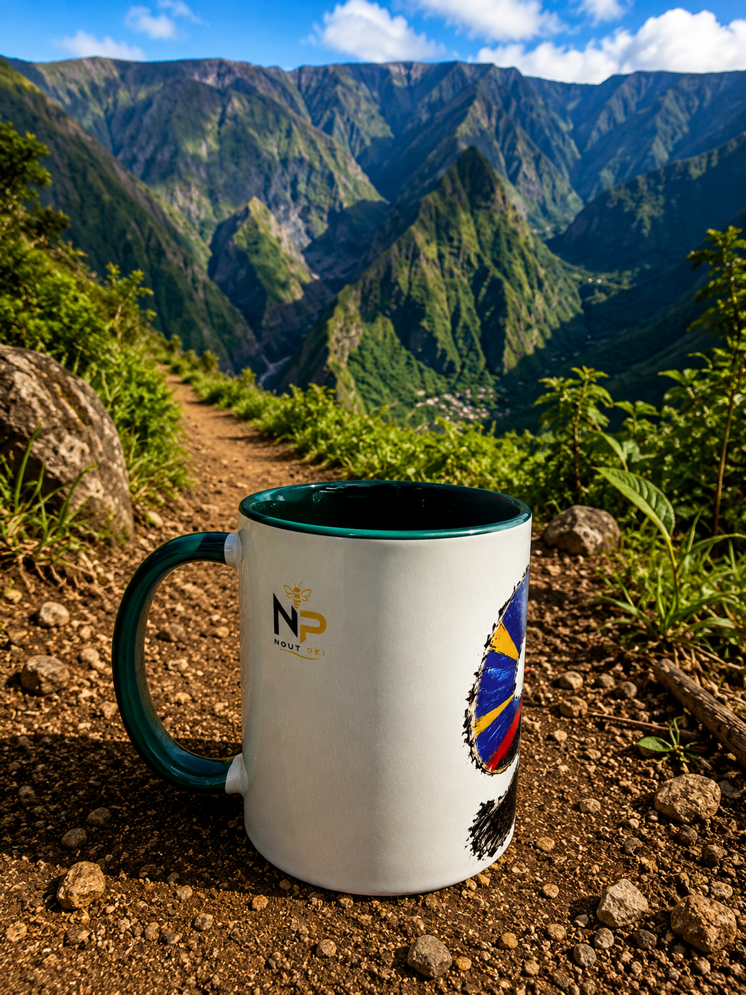 Mug Grand Bassin 974 – Collection Nout Péi