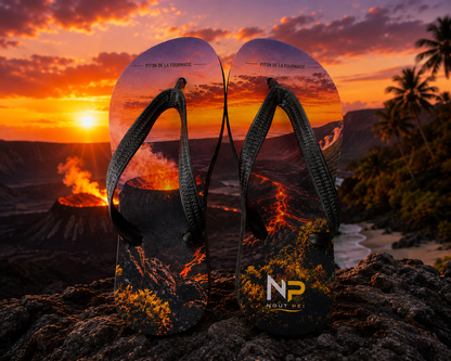 Tongs Piton de la Fournaise 2 – Île de La Réunion | Nout Péi