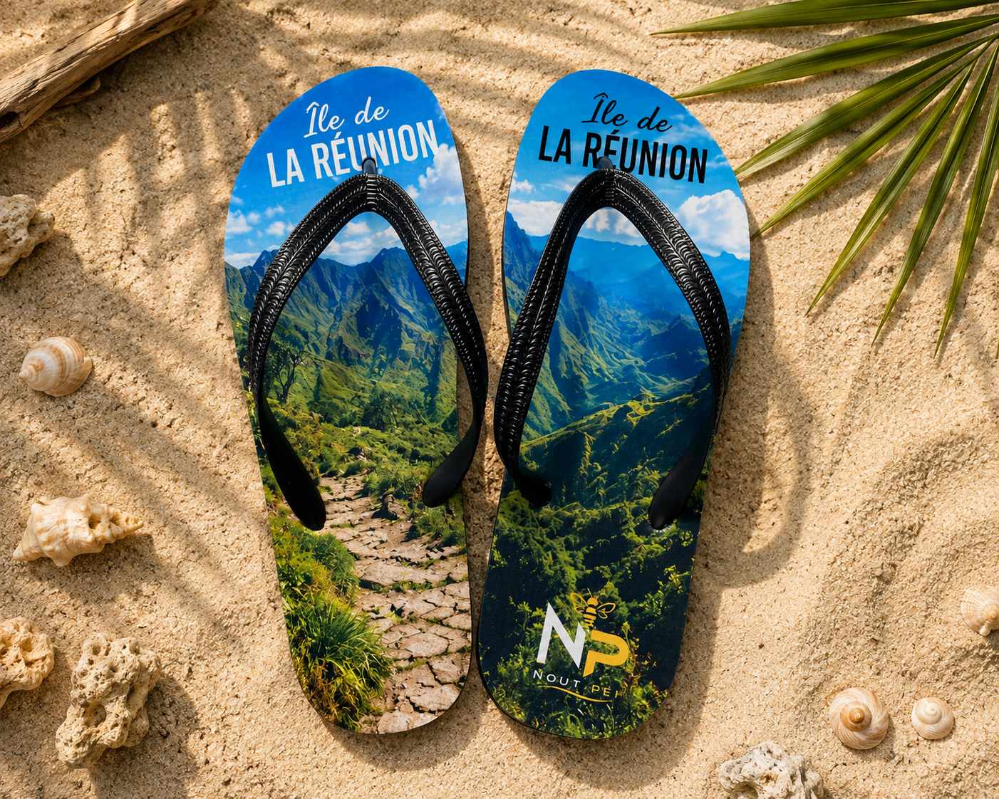 Tongs Randonnée – Île de La Réunion | Nout Péi