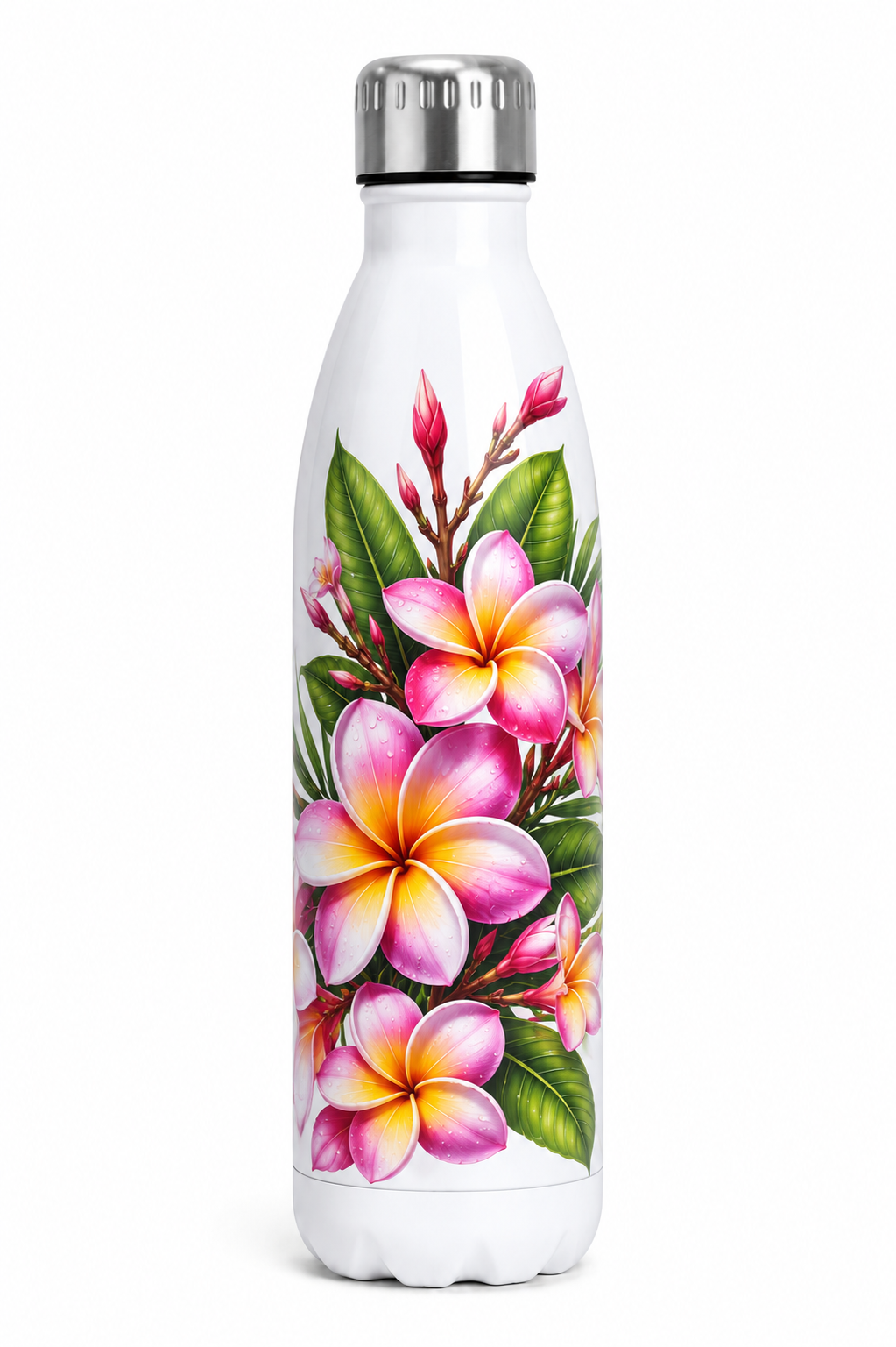 Gourde Isotherme 500 ml – Frangipanier rose