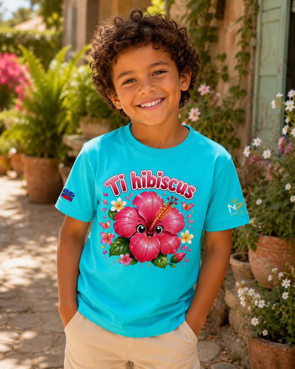 T-shirt enfant Ti hibiscus