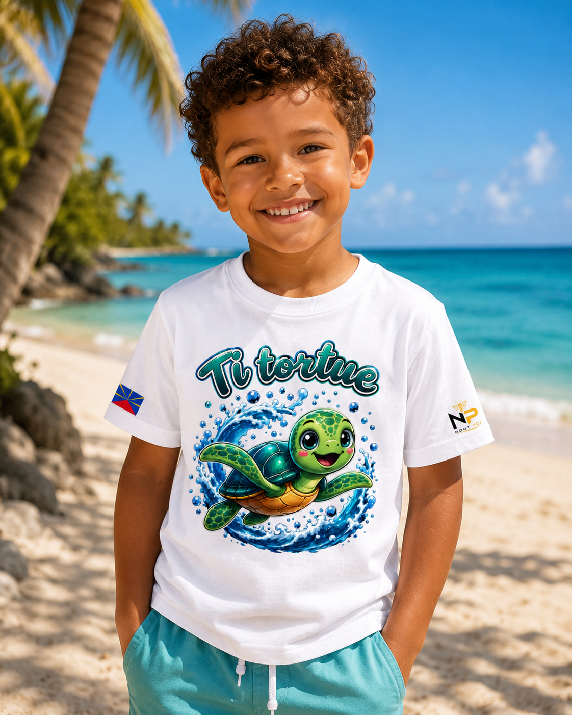 T-shirt enfant Ti tortue