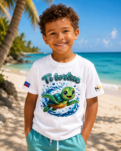 T-shirt enfant Ti tortue