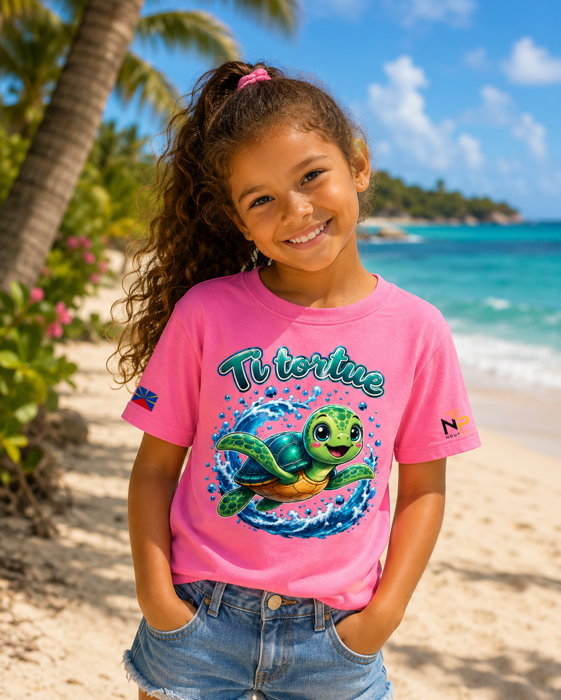 T-shirt enfant Ti tortue
