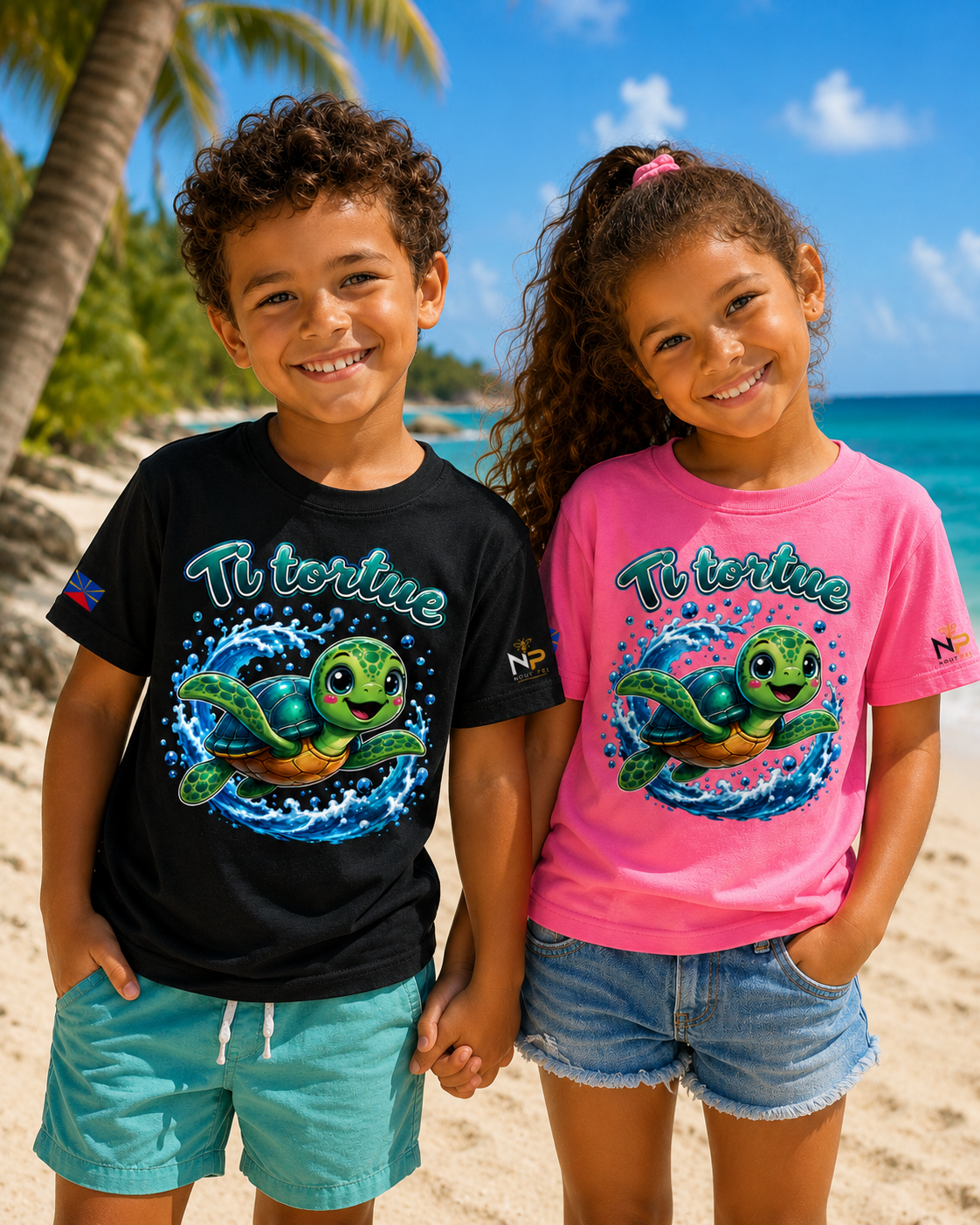 T-shirt enfant Ti tortue