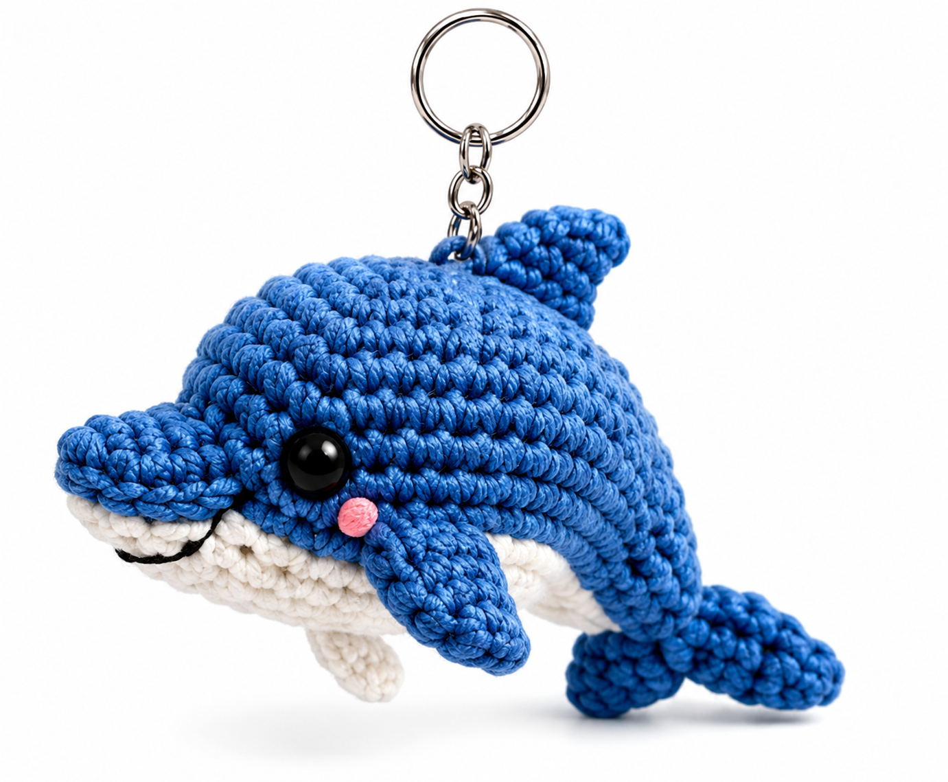 Porte-clés Dauphin au Crochet  | Collection Les Amis de l'Océan