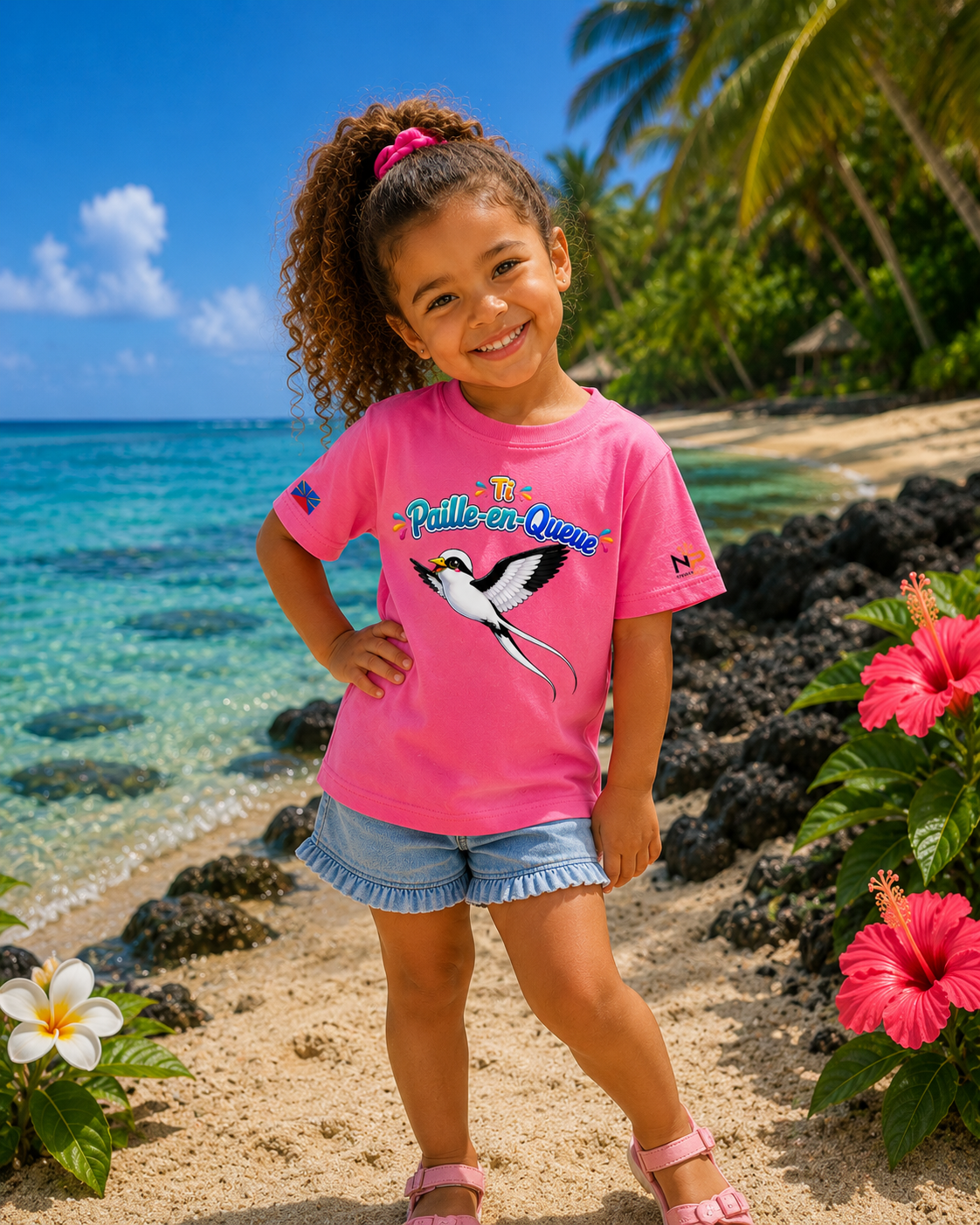 T-shirt enfant Ti paille en queue