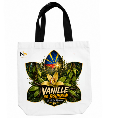 Tote Bag Nout Péi – Édition Vanille de Bourbon