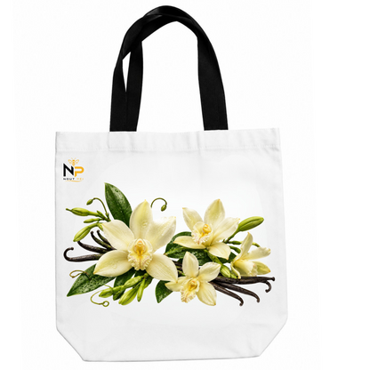 Tote Bag Nout Péi – Édition Fleur de Vanille