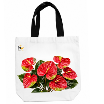 Tote Bag Nout Péi – Édition Anthurium