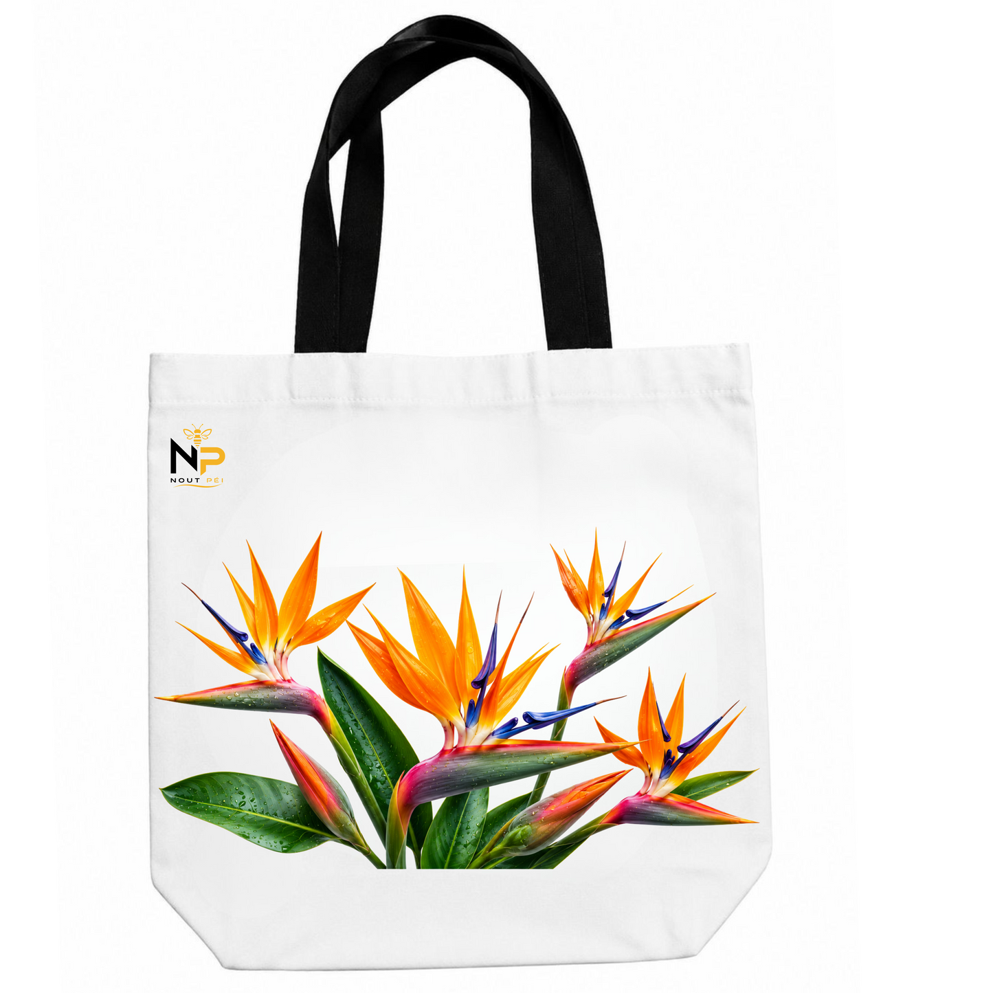 Tote Bag Nout Péi – Édition Oiseau de Paradis