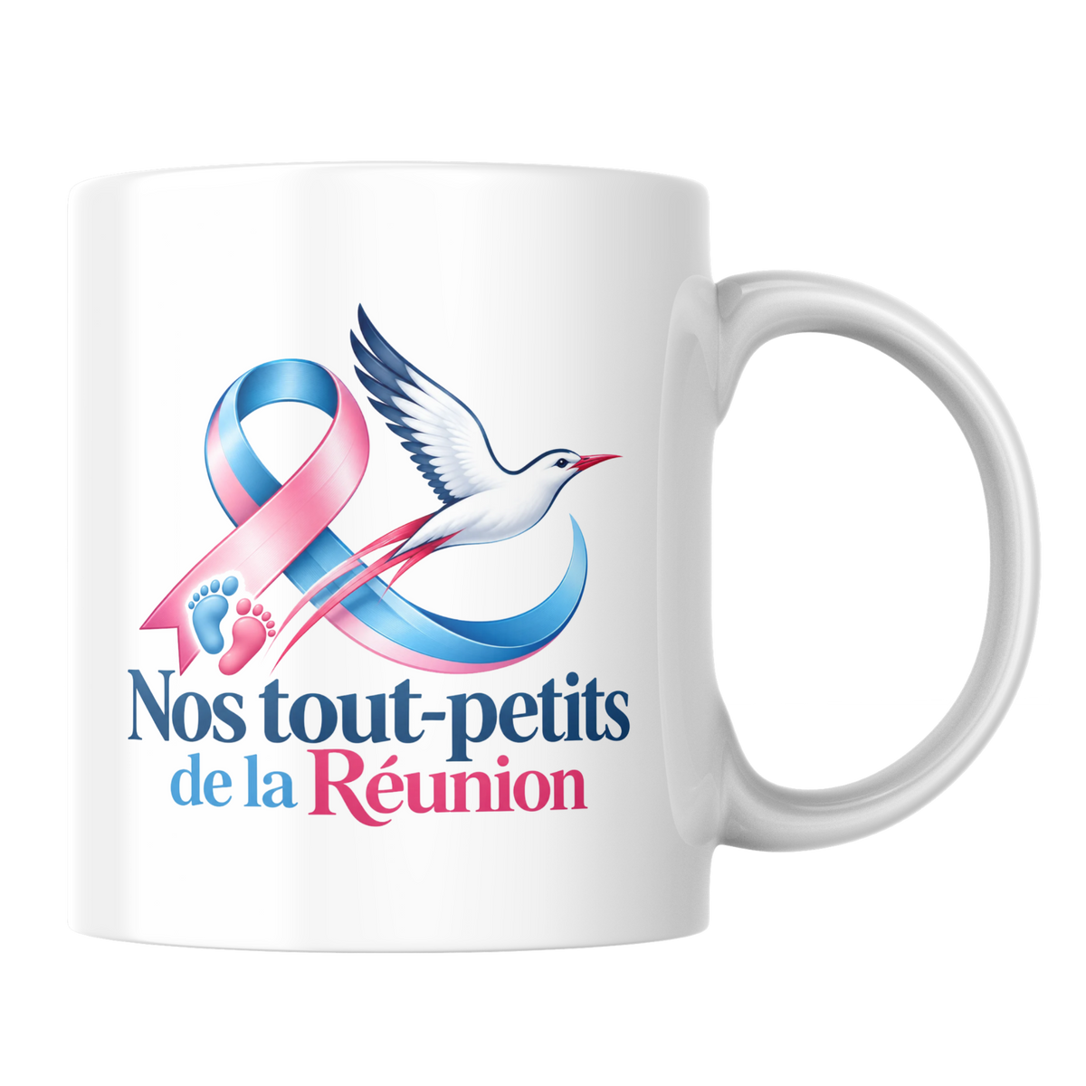 Mug Blanc – Nos Tout Petits de La Réunion