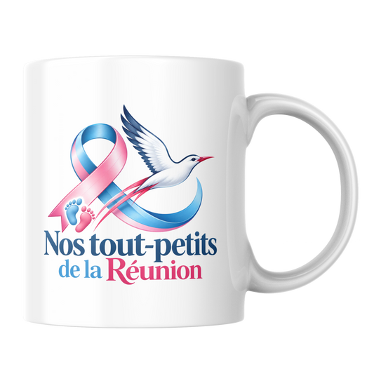 Mug Blanc – Nos Tout Petits de La Réunion